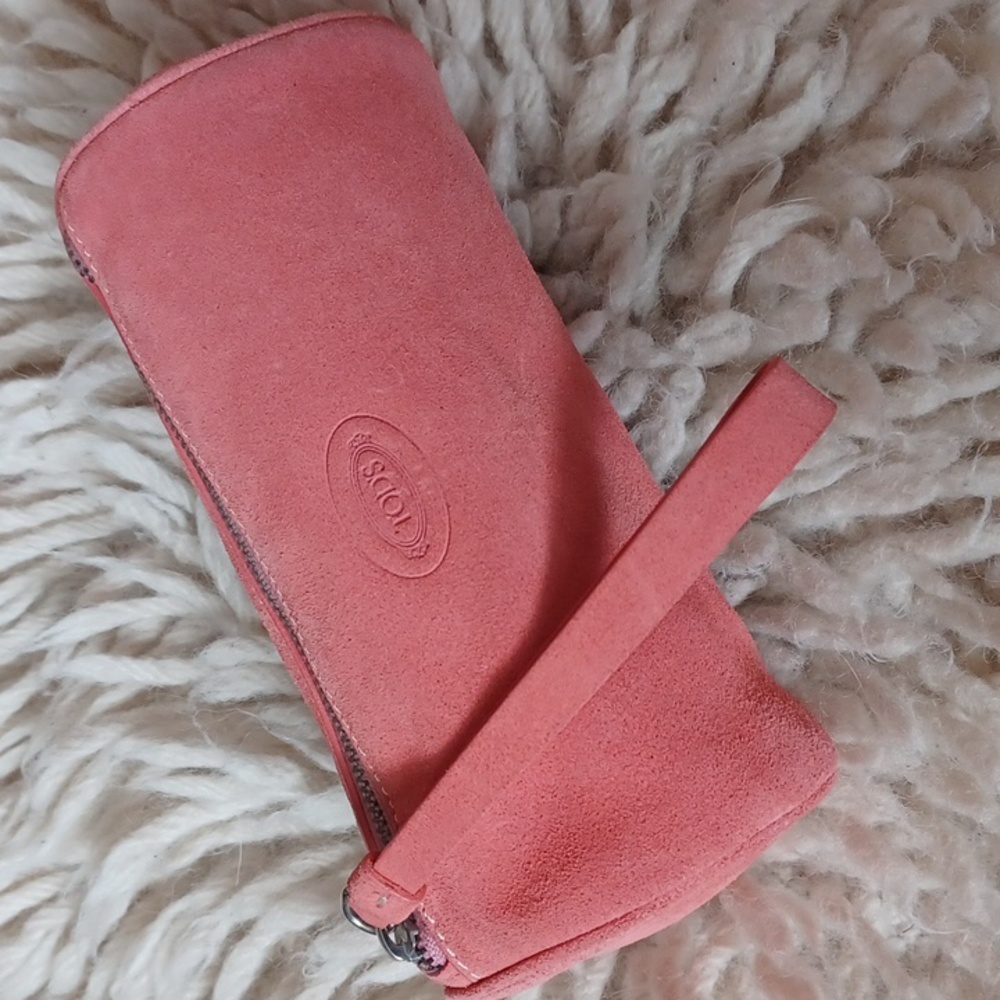 Tod's  suede wristlet